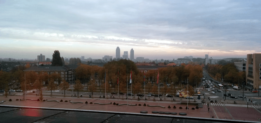 Amsterdam from our OSCON workshop room