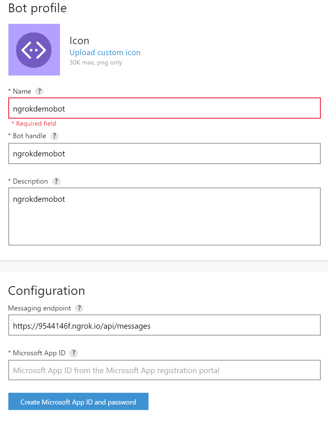 dev portal registration